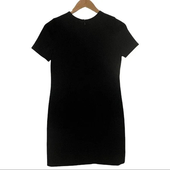 Aritzia Babaton Crepe T-Shirt Patricio Dress Black‎ Size 00 - Picture 6 of 8